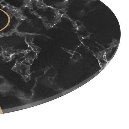 Schwarz-weißes Marmorsteinfräßchen Schneidebrett (Ecke)