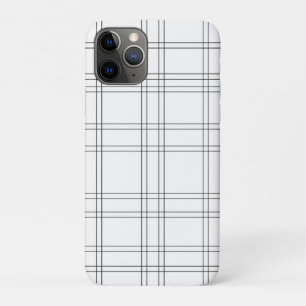Schwarz-weißes, minimales modernes Karo sauberes M Case-Mate iPhone Hülle