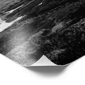 Schwarz-weißes Minimalistisches Leuchtturm Fotodruck (Ecke)