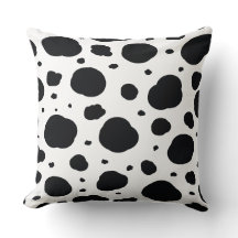 Schwarz-weißes modernes dalmatinisches Fleckenmust