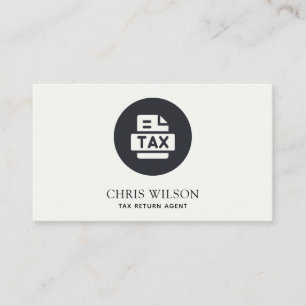 SCHWARZ-WEISSES MODERNES STEUERRÜCKKEHRSMITTEL -  VISITENKARTE