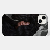 Schwarz-weißes modernes Theme Case-Mate iPhone Hülle (Rückseite (Horizontal))