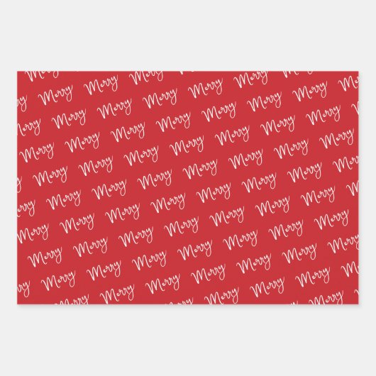 Schwarz-weißes, modernes Urlaubsgeschenk minimal Geschenkpapier Set (Vorderseite 3)