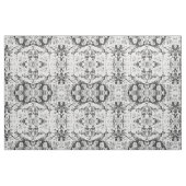 Schwarz-weißes modernes Watercolorland mit Blumen Stoff (Yard (91,4 cm))