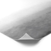 Schwarz-weißes Motivierend Pferd ohne Grenzen Poster (Ecke)