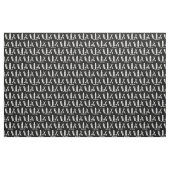 Schwarz-weißes Muster für moderne Haarstempel Stoff (Yard (91,4 cm))