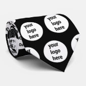 Schwarz-weißes Muster für Werbegeschenke für Unter Krawatte (Gerollt)