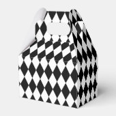 Schwarz-weißes Muster Greiffeld Geschenkschachtel (Rückseite)