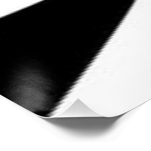 Schwarz-weißes Muster mit roten High Heels, Druckd Poster (Ecke)