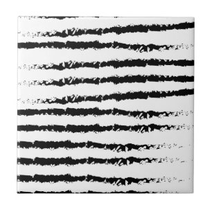 Schwarz-weißes Musterdesign Fliese