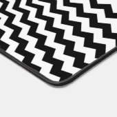 Schwarz-weißes optisches Illusionsdesign Schreibtischunterlage (Ecke)