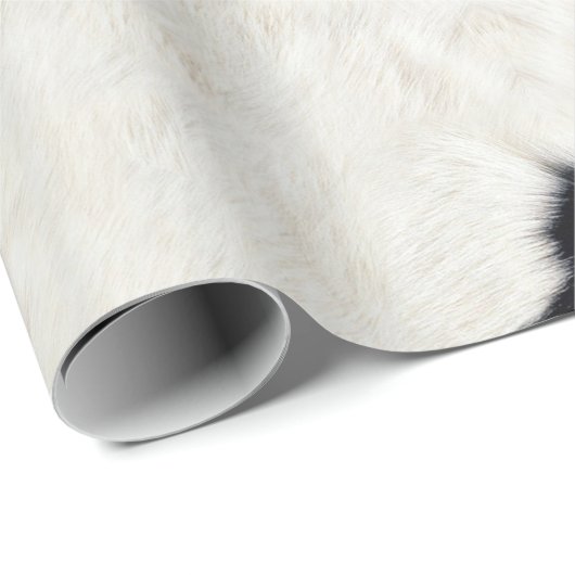 Schwarz-weißes Papier für das Abpacken von Rindern Geschenkpapier (Rolleneckpunkt)