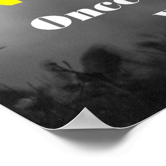 Schwarz-weißes Pferd Motivierend No Limits Artwork Poster (Ecke)