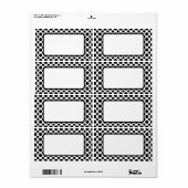 Schwarz-weißes Polka-Dots-Muster (Vorne)