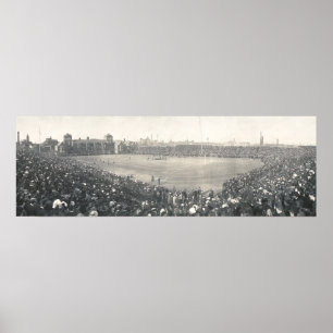 Schwarz-weißes Poster der Vintagen Fußballarmee