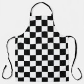 Schwarz-weißes Prüfmuster Schürze (Vorderseite)