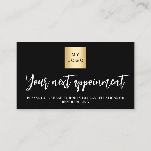 Schwarz-weißes QR-Logo Rabattkarte (Vorderseite)