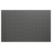 Schwarz-weißes Quatrefoil Muster Stoff (Yard (91,4 cm))