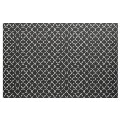 Schwarz-weißes Quatrefoil Muster Stoff (Fat Quarter (45,7 x 55,9 cm))