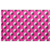 Schwarz-weißes rosa Yang Stoff (Fat Quarter (45,7 x 55,9 cm))