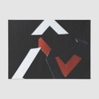 SCHWARZ-WEISSES ROST-SEIDENPAPIER SEIDENPAPIER