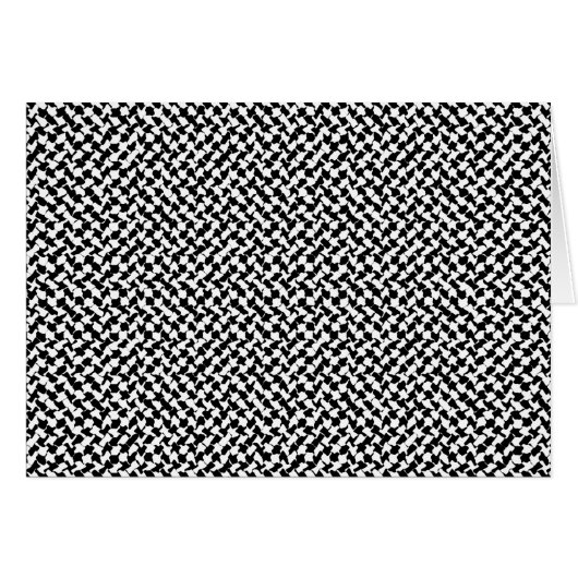 Schwarz-weißes Schachbrett (Vorderseite (Horizontal))