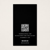 Schwarz-weißes Script QR-Codeerfassungsbildschirm (Rückseite)
