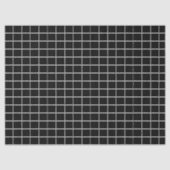 Schwarz-weißes Seilpapier Seidenpapier (Vorderseite)