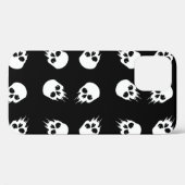 Schwarz-weißes Skelett Case-Mate iPhone Hülle (Rückseite (Horizontal))