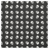 Schwarz-weißes Skelett Stoff (Muster)