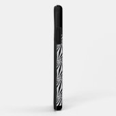 Schwarz-weißes Strahlungsmuster Thunder_Cove Case-Mate iPhone Hülle (Hinten/Rechts)