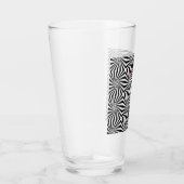 Schwarz-weißes Strahlungsmuster Thunder_Cove Glas (Rechts)
