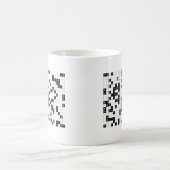 Schwarz-weißes Sudoku Kaffeetasse (Mittel)