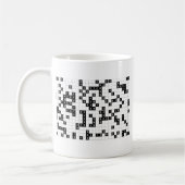 Schwarz-weißes Sudoku Kaffeetasse (Links)