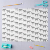 Schwarz-weißes Tintenfisch Zoo Seidenpapier (Basteln)