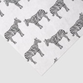 Schwarz-weißes Tintenfisch Zoo Seidenpapier (Ausschnitt)