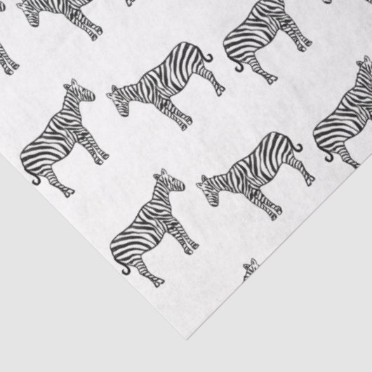 Schwarz-weißes Tintenfisch Zoo Seidenpapier (Ausschnitt)