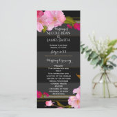 Schwarz-weißes und Gold Modernes Programm für Blum (Stehend Vorderseite)