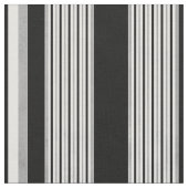 Schwarz-weißes und graues gestreiftes Muster Stoff (Nahaufnahme)