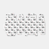 Schwarz-weißes Wildtier zum Geburtstag Geschenkschachtel (Ungefaltet)