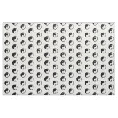 Schwarz-weißes Yin Yang Symbol-Muster Stoff (Fat Quarter (45,7 x 55,9 cm))