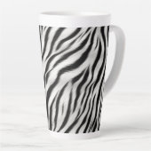 Schwarz-weißes Zebra Milchtasse (Rechte Ecke)