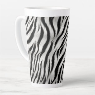 Schwarz-weißes Zebra Milchtasse