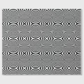 Schwarz-weißes Zebra-Optik-Musterpapier Geschenkpapier (Flach)