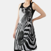 SCHWARZ-WEIßES ZEBRA SCHÜRZE (InSitu)
