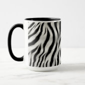 Schwarz-weißes Zebra Tasse (Links)