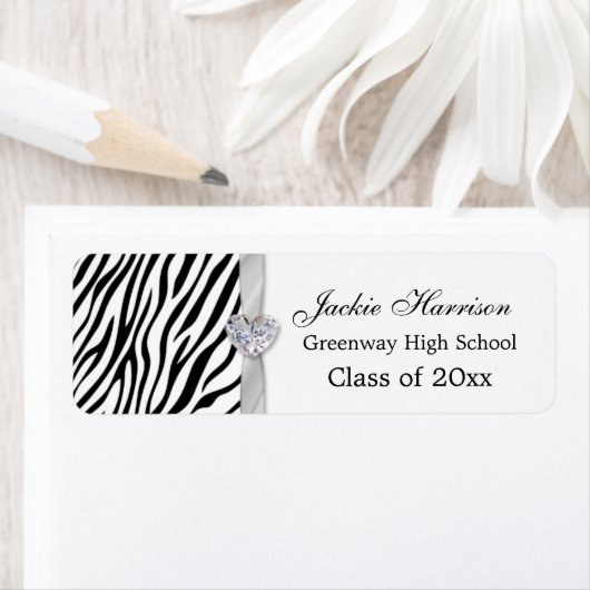 Schwarz-weißes Zebraband, Abschluss (Insitu)