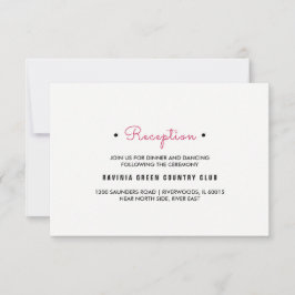 Schwarz | White Stripes Hochzeitskarten Einladung