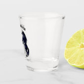 Schwarz Wild Pferde züchten Bläsersatz Schnapsglas (Rechts)