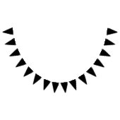 Schwarz Wimpelkette (Alle)